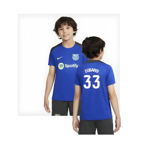 2024-2025 Barcelona Third Training Shirt (Blue) - Kids (Cubarsi 33) 2024-2025 Barcelona Third Training Shirt (Blue) - Kids (Cubarsi 33)