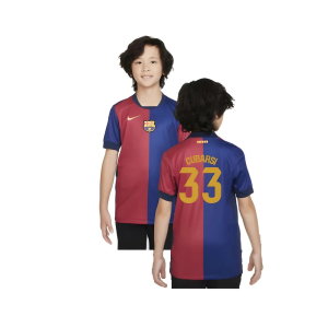2024-2025 Barcelona Home Shirt (Sponsorless) - Kids (Cubarsi 33)
