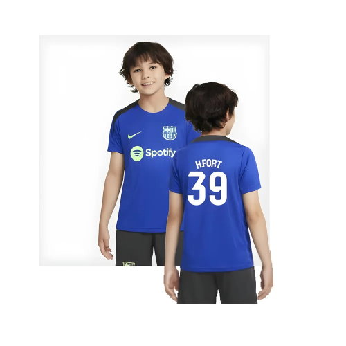 2024-2025 Barcelona Third Training Shirt (Blue) - Kids (H.Fort 39)