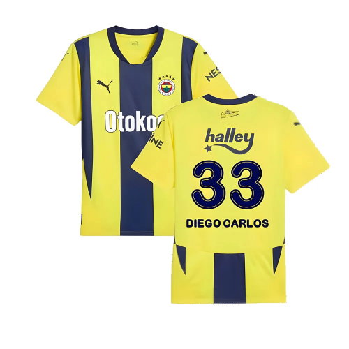 2024-2025 Fenerbahce Home Shirt (Diego Carlos 33)