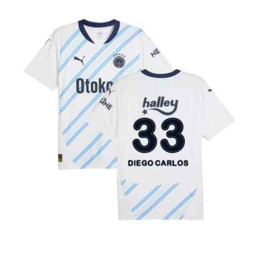 2024-2025 Fenerbahce SK Away Shirt (Diego Carlos 33)
