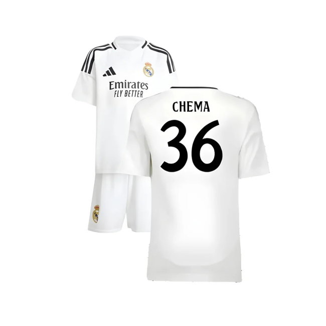 2024-2025 Real Madrid Home Mini Kit (Chema 36)