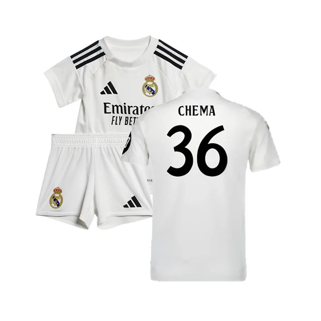 2024-2025 Real Madrid Home Baby Kit (Chema 36)