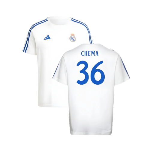 2024-2025 Real Madrid DNA Tee (White) (Chema 36)