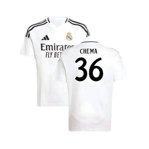 2024-2025 Real Madrid Home Shirt (Kids) (Chema 36)