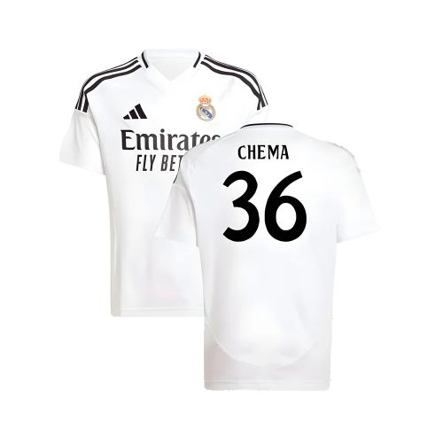 2024-2025 Real Madrid Home Shirt (Kids) (Chema 36)
