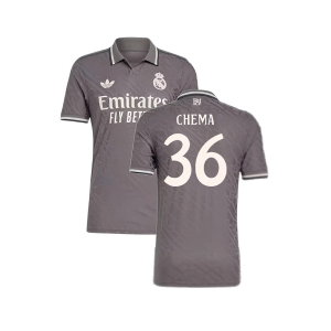 2024-2025 Real Madrid Authentic Third Shirt (Chema 36)