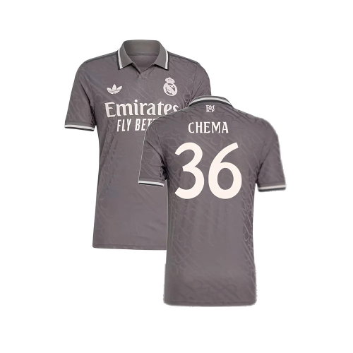 2024-2025 Real Madrid Authentic Third Shirt (Chema 36)