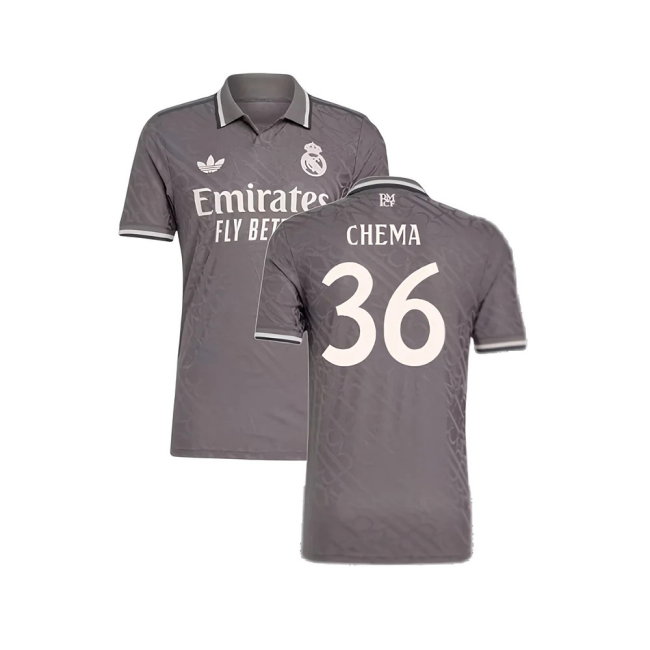2024-2025 Real Madrid Authentic Third Shirt (Chema 36)
