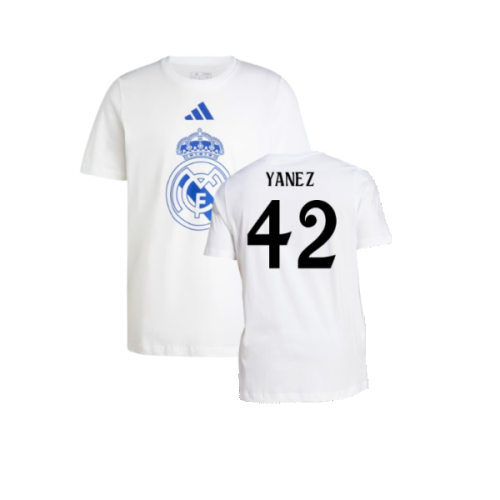 2024-2025 Real Madrid DNA Graphic Tee (White) (Yanez 42)