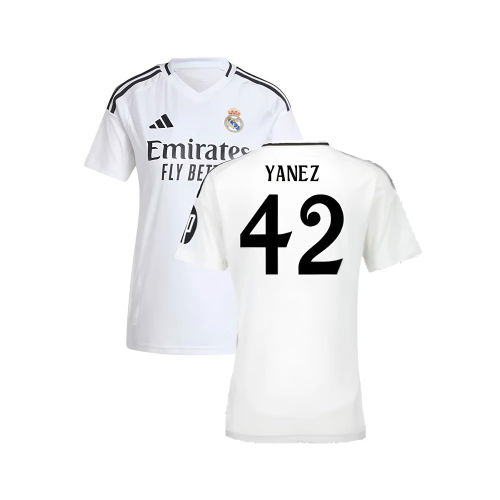 2024-2025 Real Madrid Home Shirt (Womens) (Yanez 42)