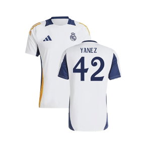 2024-2025 Real Madrid Training Shirt (White) (Yanez 42)
