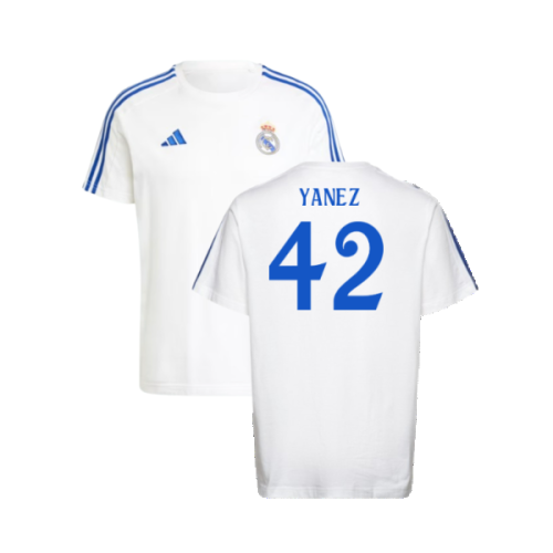 2024-2025 Real Madrid DNA Tee (White) (Yanez 42)