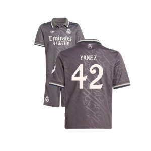 2024-2025 Real Madrid Third Youth Kit (Yanez 42)