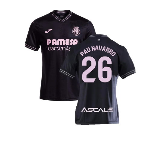 2024-2025 Villarreal Third Shirt (Pau Navarro 26) 2024-2025 Villarreal Third Shirt (Pau Navarro 26)