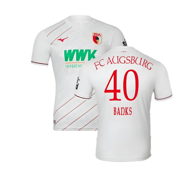 2024-2025 FC Augsburg Home Shirt (Banks 40)