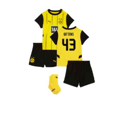 2024-2025 Borussia Dortmund Home Baby Kit (Gittens 43)