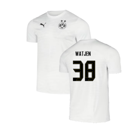 2024-2025 Borussia Dortmund Pre-Match Shirt (White) (Watjen 38)