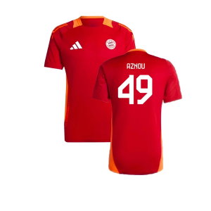 2024-2025 Bayern Munich Training Shirt (Red) (Aznou 49)