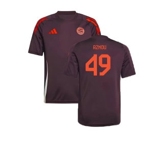 2024-2025 Bayern Munich Training Shirt (Shadow Maroon) - Kids (Aznou 49)
