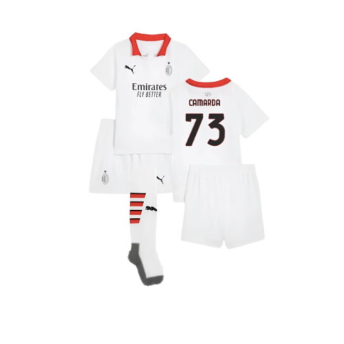 2024-2025 AC Milan Away Mini Kit (Camarda 73)