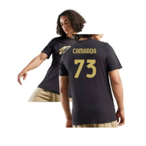 AC Milan 125th Anniversary ftblCulture Tee (Black) (Camarda 73)