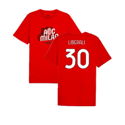 2024-2025 AC Milan ftblCulture Tee (Red) (Liberali 30)