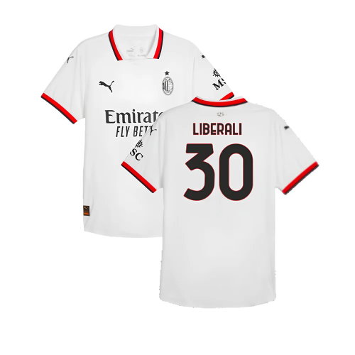 2024-2025 AC Milan Away Authentic Shirt (Liberali 30)