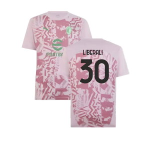 2024-2025 AC Milan Pre-Match Shirt (Grape) (Liberali 30)