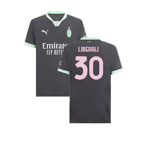 2024-2025 AC Milan Third Authentic Shirt (Liberali 30)