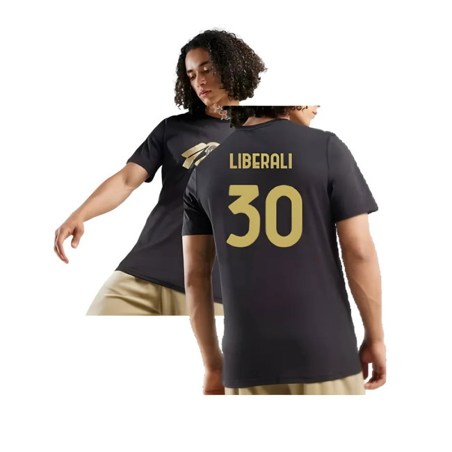 AC Milan 125th Anniversary ftblCulture Tee (Black) (Liberali 30)