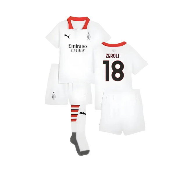 2024-2025 AC Milan Away Mini Kit (Zeroli 18)