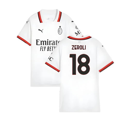 2024-2025 AC Milan Away Shirt (Womens) (Zeroli 18)