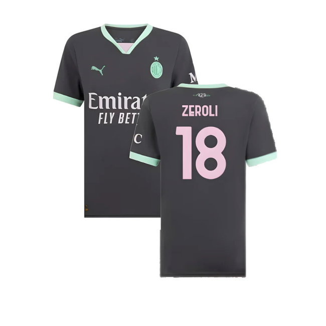 2024-2025 AC Milan Third Shirt (Womens) (Zeroli 18)