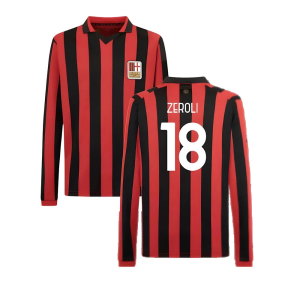 AC Milan 125th Authentic Shirt LS (Black-Red) (Zeroli 18)