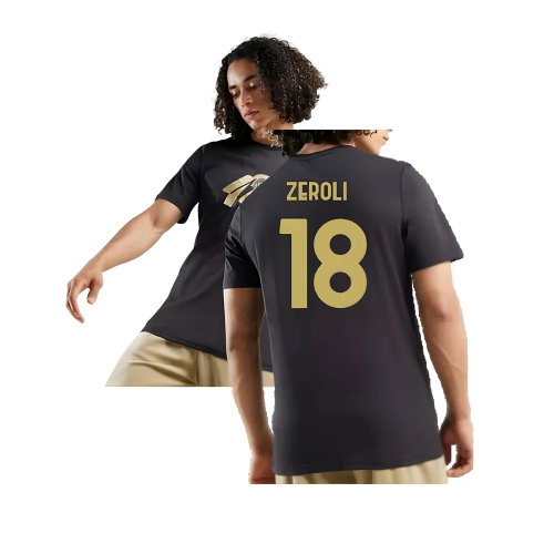 AC Milan 125th Anniversary ftblCulture Tee (Black) (Zeroli 18)