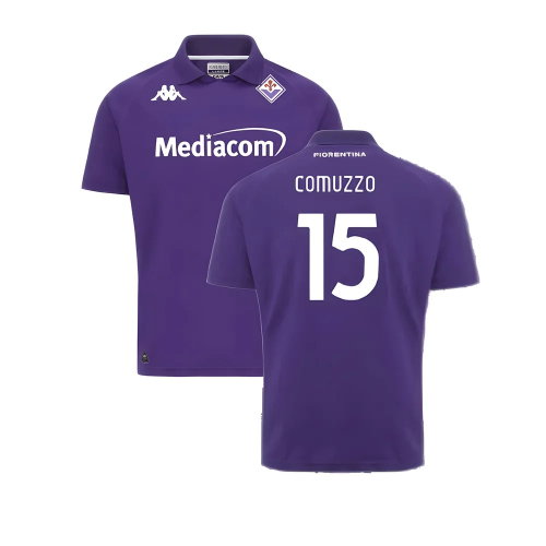 2024-2025 Fiorentina Home Shirt (Comuzzo 15)