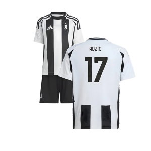 2024-2025 Juventus Home Mini Kit (Adzic 17)