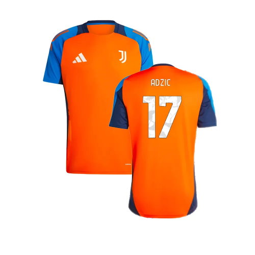2024-2025 Juventus Training Jersey (Orange) (Adzic 17)