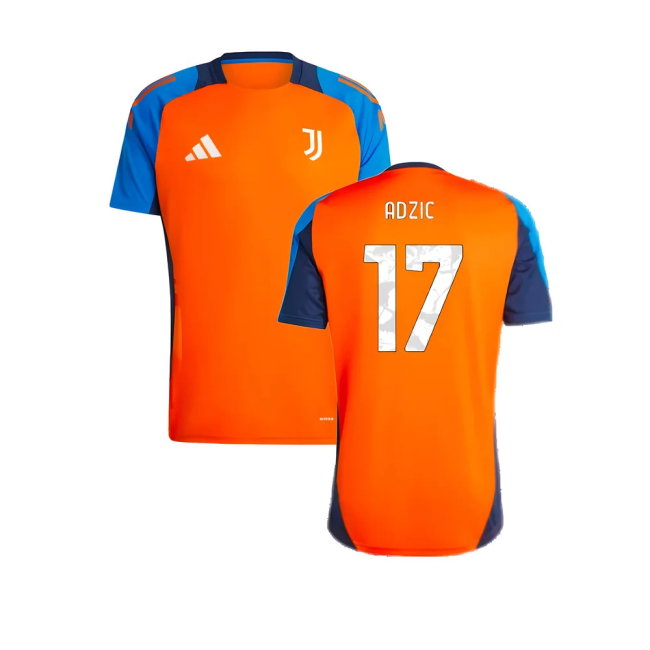 2024-2025 Juventus Training Jersey (Orange) (Adzic 17)