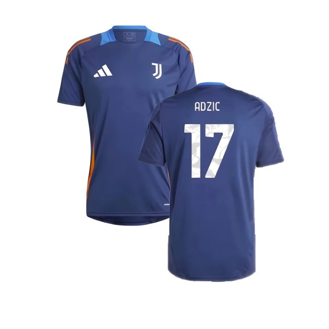 2024-2025 Juventus Training Jersey (Navy) (Adzic 17)