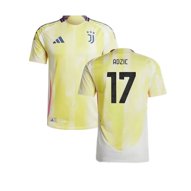 2024-2025 Juventus Authentic Away Shirt (Adzic 17)