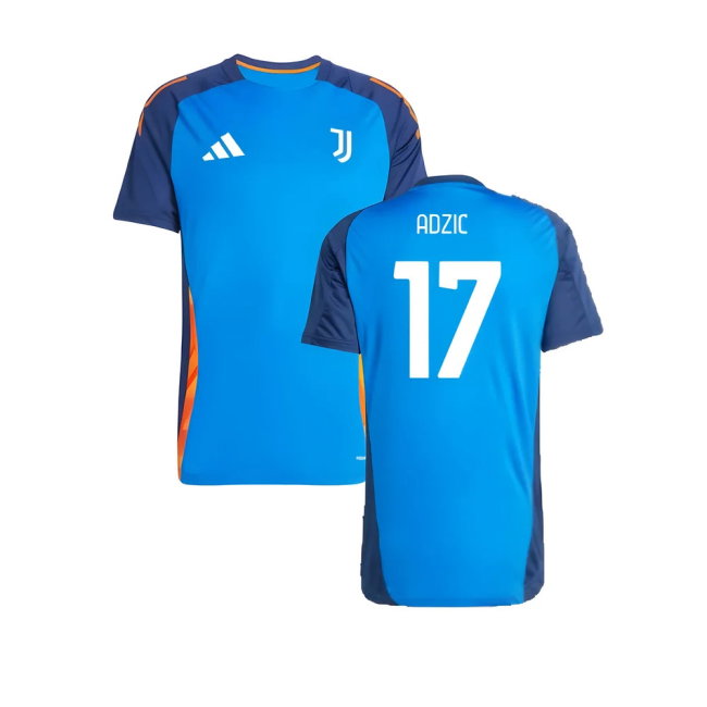2024-2025 Juventus Training Jersey (Blue) (Adzic 17)