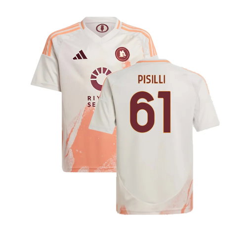 2024-2025 Roma Away Shirt (Kids) (Pisilli 61)