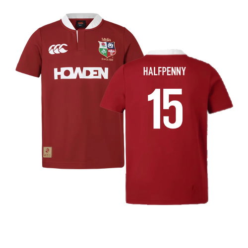 2025 British & Lions Classic SS Rugby Shirt (Halfpenny 15) 2025 British & Lions Classic SS Rugby Shirt (Halfpenny 15)
