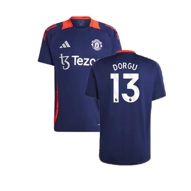 2024-2025 Man Utd Training Jersey (Night Indigo) (Dorgu 13)