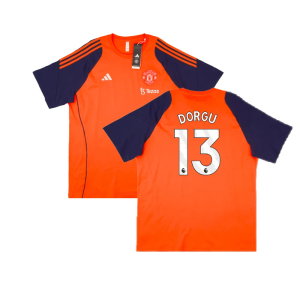 2024-2025 Man Utd Training Tee (Red) (Dorgu 13)