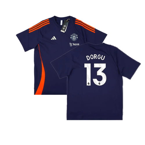 2024-2025 Man Utd Training Tee (Night Indigo) (Dorgu 13)