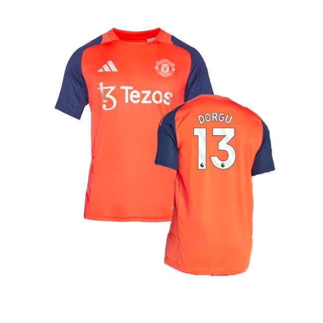 2024-2025 Man Utd Training Jersey (Red) (Dorgu 13)