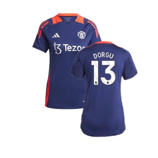 2024-2025 Man Utd Training Jersey (Night Indigo) - Womens (Dorgu 13)